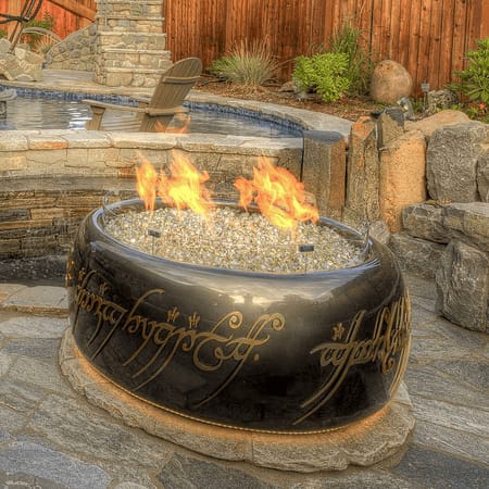 Lord of the Rings themed firepit